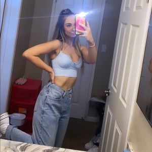 Princess Polly Asymmetric Jeans 💙